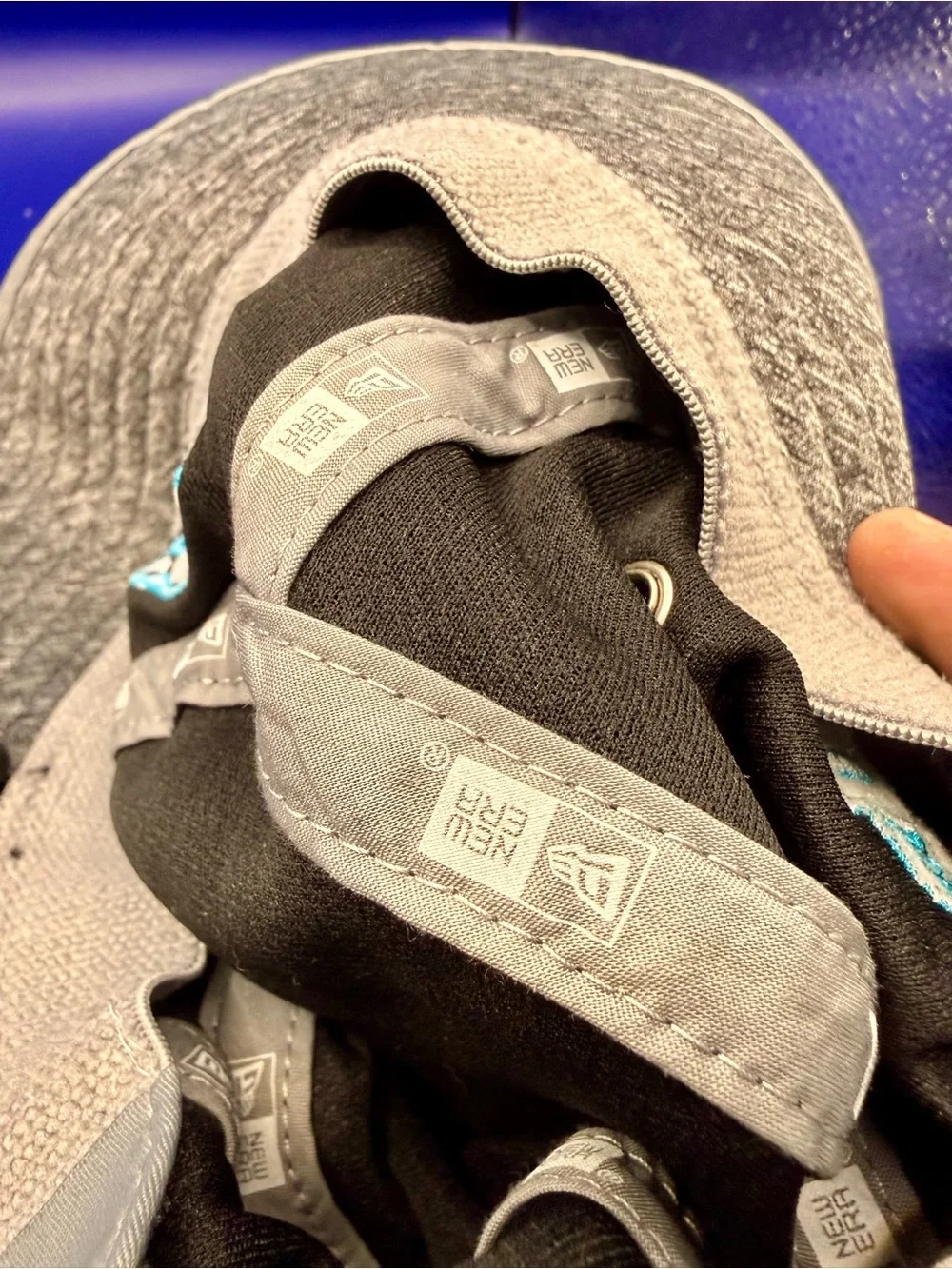New Era NFL Carolina Panthers Black Bucket Hat OSFM Training Camp 2023